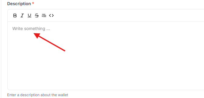 This image is a screenshot of Klasio Custom Payment Setup window with the option to insert merchant description in highlight