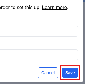This image is a screenshot of Klasio Mailchimp integration widget Modal pop up with the Save button in highlight.