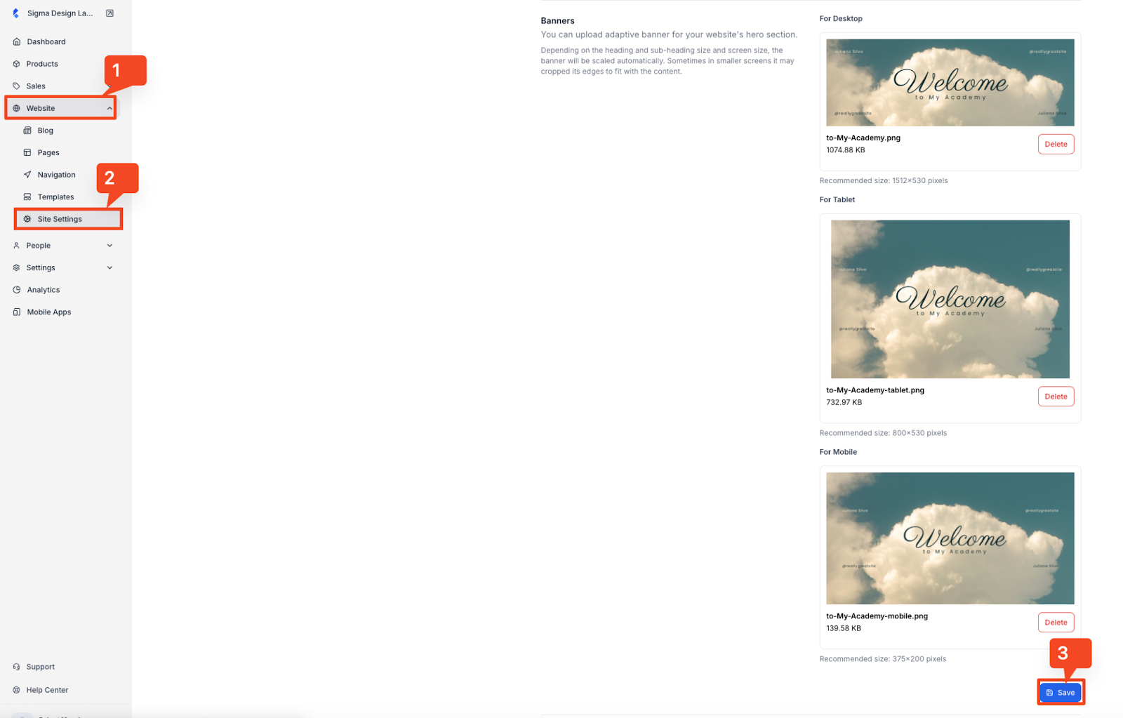 Klasio Adaptive Banner for Templates