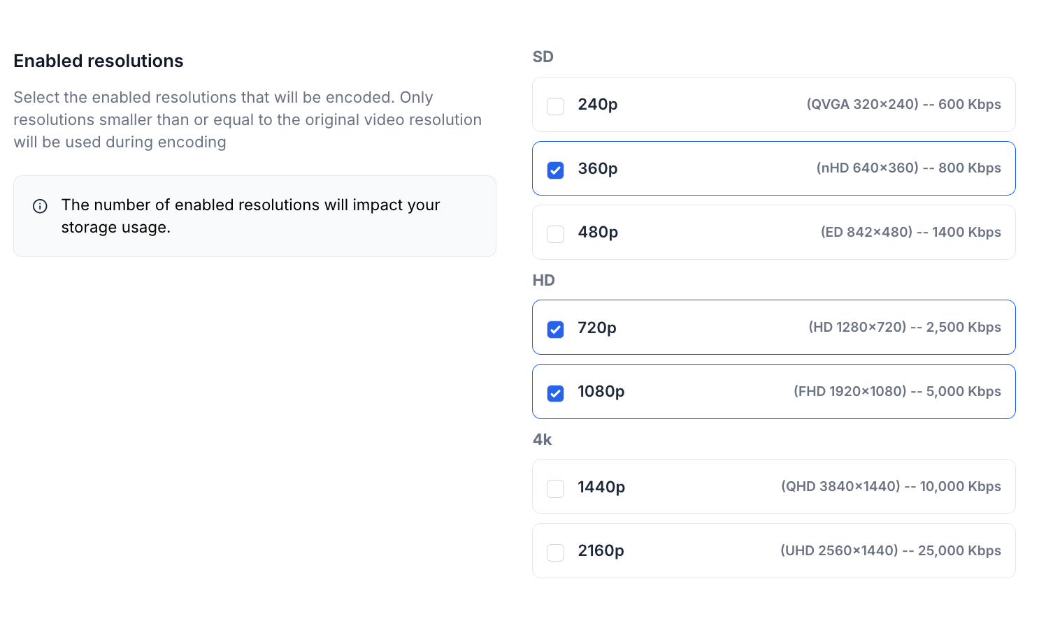 Video encoding