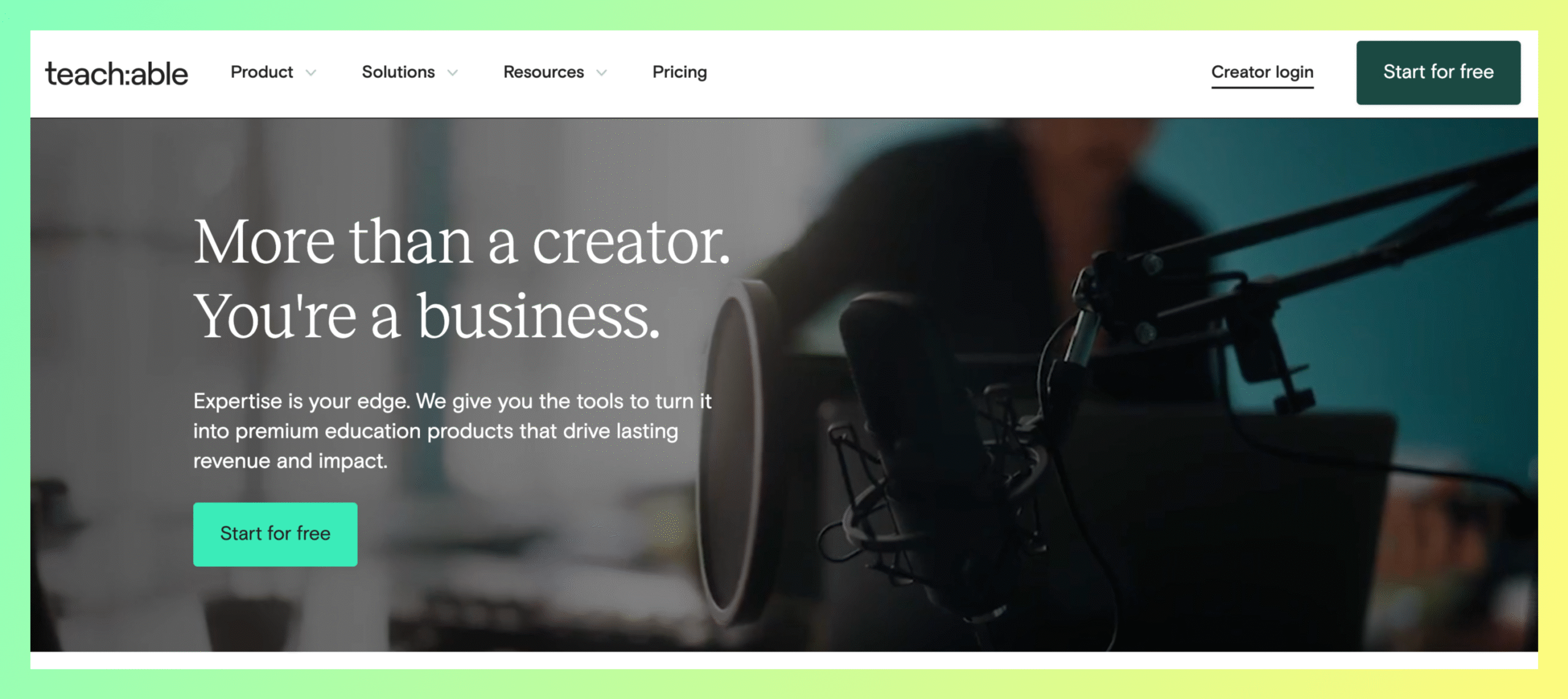 Online Course Platform -teachable