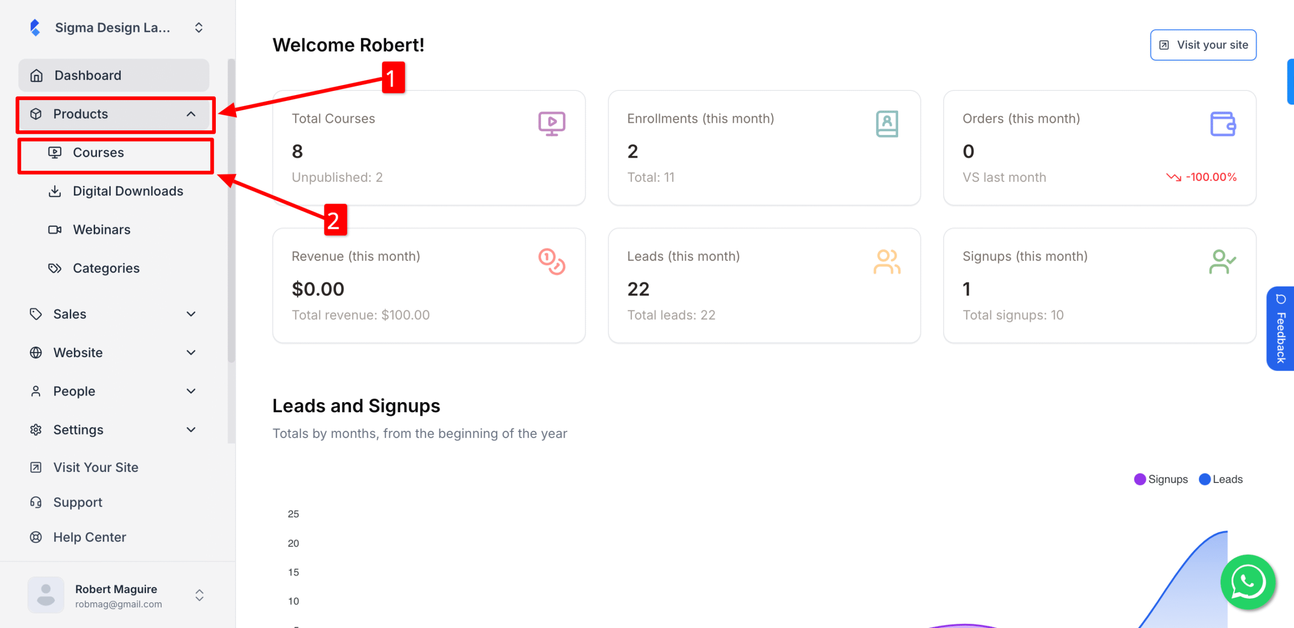 Creating google meet with Klasio