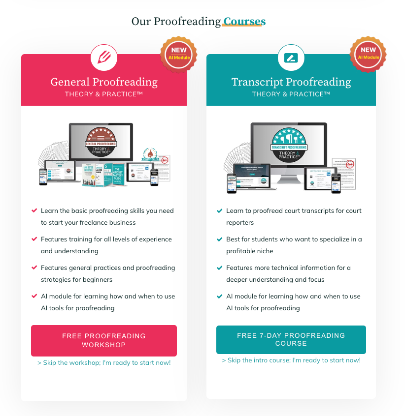 Proofread anywhere