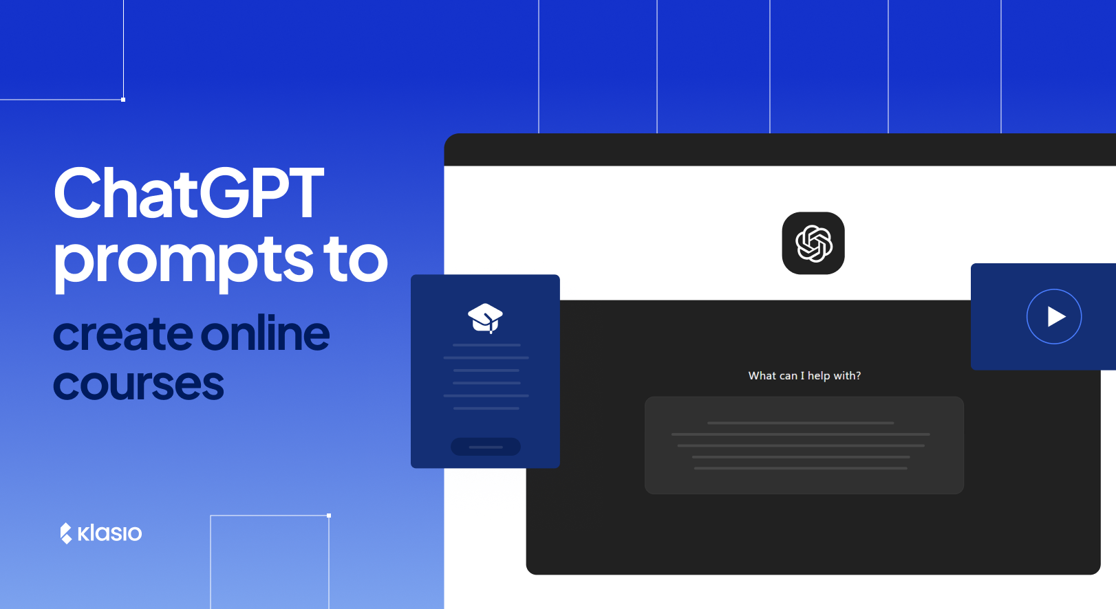 ChatGPT prompts to create online courses