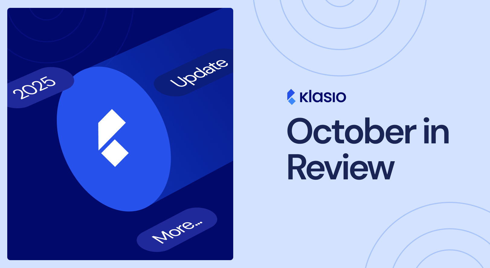 Klasio October 2025 Recap: Revenue Share and Enhanced Control